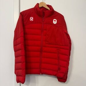 Lululemon Team Canada Red Puffer Jacket